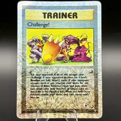 Challenge! Pokemon Trainer Card 106/110 Legendary Collection Reverse Holo 2002 - Image 2