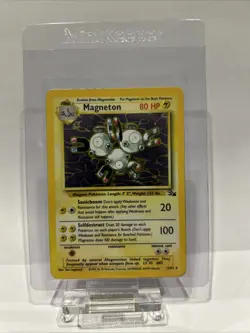 Magneton 11/62 Holo Rare Fossil Pokemon Card WOTC TCG 1999 - Image 1