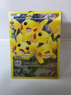 NM! Pikachu (RC29/RC32) XY Generations Full Art Radiant Collection Pokemon Card! - Image 1