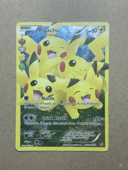 Pikachu RC29/RC32 - Generations Radiant Collection Full Art Holo Pokemon Card - Image 1