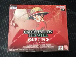 One Piece TCG OP-13 Carrying On His Will Booster Box - English - Factory Sealed - Image 1