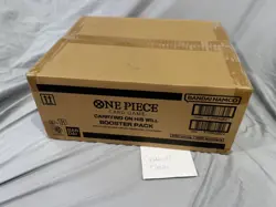 One Piece TCG Carrying on His Will OP-13 Booster Box Case English Factory Sealed - Image 1