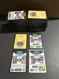 Pokemon Tin and 500+ Online Code Cards (Random Assortment NOT USED) - Image 2