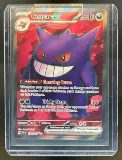 2024 Pokemon SV Temporal Forces Gengar ex #193/162 - Image 1