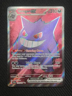 Gengar EX 193/162 Full Art SV Temporal Forces 2024 Pokemon TCG NM - Image 1
