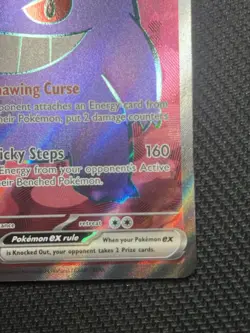 Gengar EX 193/162 Full Art SV Temporal Forces 2024 Pokemon TCG NM - Image 4