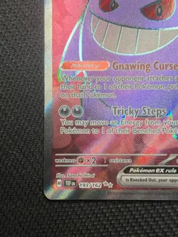 Gengar EX 193/162 Full Art SV Temporal Forces 2024 Pokemon TCG NM - Image 5