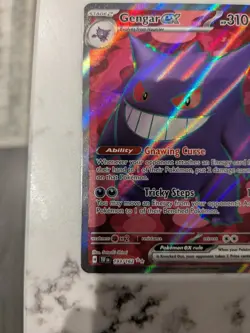 2024 Pokemon SV Temporal Forces EN Gengar ex 193/162 Excellent Condition - Image 5