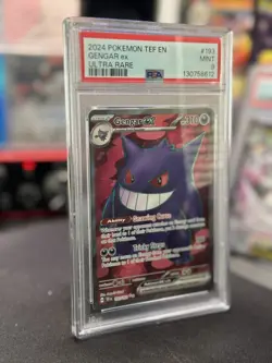 PSA 9 Pokemon SV Temporal Forces TEF EN Gengar ex #193/162 2024 - Image 5