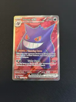Pokemon SV Temporal Forces TEF EN Gengar ex #193/162 2024 - Image 1