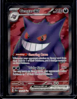 2024 Pokemon SV Temporal Forces TEF EN Gengar ex #193/162 - Image 1