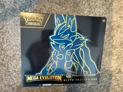 Pokemon Center TCG Mega Evolution Lucario - Elite Trainer Box ETB - Sealed NEW - Image 1