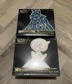 Sealed Pokemon Center Mega Evolution Elite Trainer Box ETB Lucario Gardevoir TCG - Image 1