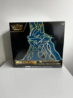 Sealed Pokemon Center Mega Evolution Elite Trainer Box ETB Lucario Gardevoir TCG - Image 3