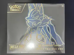Pokemon Center TCG Mega Evolution Lucario - Elite Trainer Box ETB - Sealed NEW - Image 1