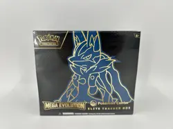 Pokemon TCG Mega Evolution Pokemon Center Elite Trainer Box ETB Lucario Sealed - Image 1