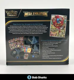 POKEMON CENTER TCG MEGA EVOLUTION SEALED ELITE TRAINER BOX ETB LUCARIO - Image 2