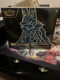 Pokemon Center - TCG Mega Evolution Elite Trainer Box ETB - Lucario - Sealed - Image 1