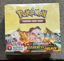 Pokemon TCG: Darkness Ablaze Booster Box Factory Sealed Sword And Shield New - Image 1