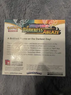 Pokemon TCG Sword/Shield Darkness Ablaze Booster Box 36 Packs FACTORY SEALED - Image 3