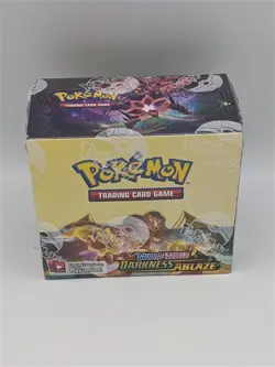 Factory Sealed 2020 Pokemon TCG Sword & Shield Darkness Ablaze Booster Box - Image 1