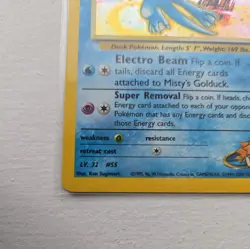 Misty's Golduck - 12/132 - Pokemon Gym Challenge 1st Edition Holo Rare Card NM - Image 4