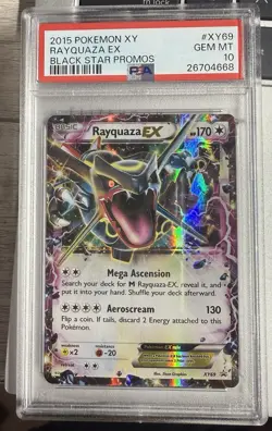 Rayquaza EX (Shiny) XY69 XY Holo PSA 10 - Image 3