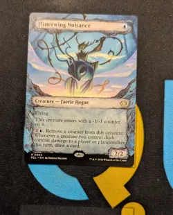 Flitterwing Nuisance Showcase Rare ECL 304 Lorwyn Eclipsed MTG - Image 1