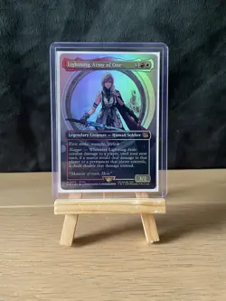 Lightning, Army of One (Borderless) - FIN #320 - Foil - Final Fantasy - MTG - Image 1