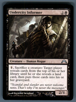 MTG Undercity Informer Gatecrash GTC Uncommon #82 - Image 1