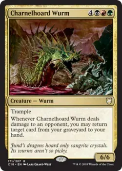 x1 Charnelhoard Wurm - Commander 2018 - NM - MTG - Image 1