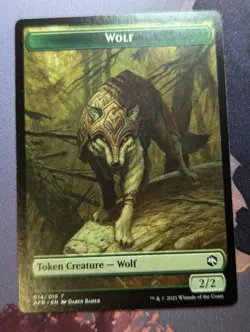 Token - Wolf - MTG - AFR - 014/019 - Image 1
