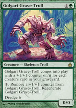 MRM ENGLISH Golgari Grave-Troll ( Troll des tombes golgari ) MTG magic RAV - Image 1