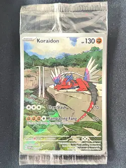 SEALED Koraidon SVP 014 Scarlet & Violet ETB Black Star Promo - Pokemon TCG - NM - Image 1
