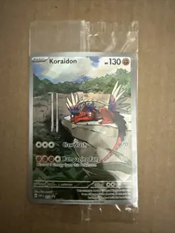 SEALED Pokemon Koraidon SVP 014 Scarlet & Violet ETB Holo Black Star Promo - Image 1
