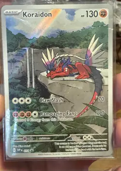SEALED Pokemon Koraidon SVP 014 Scarlet & Violet ETB Holo Black Star Promo - Image 1
