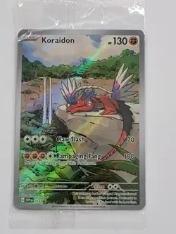 SEALED Pokemon Koraidon SVP 014 Scarlet & Violet ETB Holo Black Star Promo - Image 1