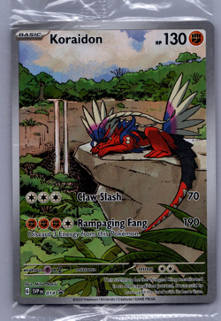 SEALED Pokemon Koraidon SVP 014 Scarlet & Violet ETB Holo Black Star Promo - Image 1