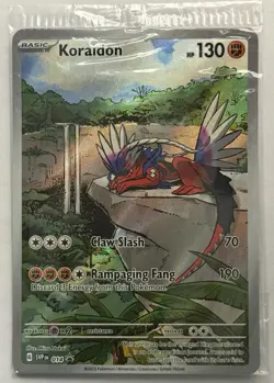 SEALED Pokemon Koraidon SVP 014 Scarlet & Violet ETB Holo Black Star Promo - Image 1