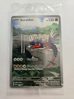 Koraidon SVP014 Black Star ETB Promo Scarlet & Violet Pokemon Card Sealed - Image 1