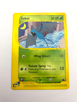 Pokemon Card - Non-Holo Zubat 118/144 Skyridge *GD* e-Card Common - Image 1