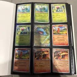 Pokemon 151 Complete Master Base Set 165/165 + Reverse Holo + ex NM + 151 Binder - Image 1