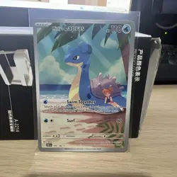 Pokemon TCG Misty's Lapras 194/182 Sv10: Destined Rivals Illustration Rare - Image 1