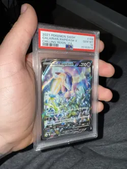 Pokemon TCG Galarian Rapidash v Alternative Art 168/198 PSA 10 - Image 1