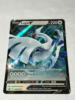 Lugia V SWSH301 Holofoil Promo Sword & Shield Pokemon Near Mint - Image 1