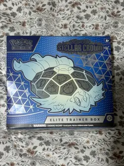 Pokemon TCG Stellar Crown ETB Elite Trainer Box New Sealed - Image 1
