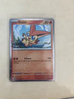Pokemon TCG Victini 012/086 Cosmos Holo (Black Bolt Stamped) - Image 1