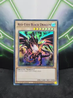 Yugioh Red-Eyes Black Dragon LDS1-EN001 Purple Ultra Rare 1st Edition NM - Image 1