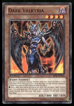 DARK VALKYRIA BP02-EN064 MOSAIC RARE BATTLE PACK 2: WAR OF THE GIANTS YU-GI-OH - Image 1