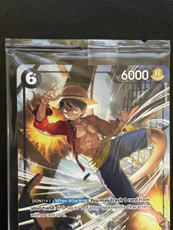Monkey D Luffy P-035 Pirates Party Vol 3 Promo One Piece Card English SEALED - Image 2